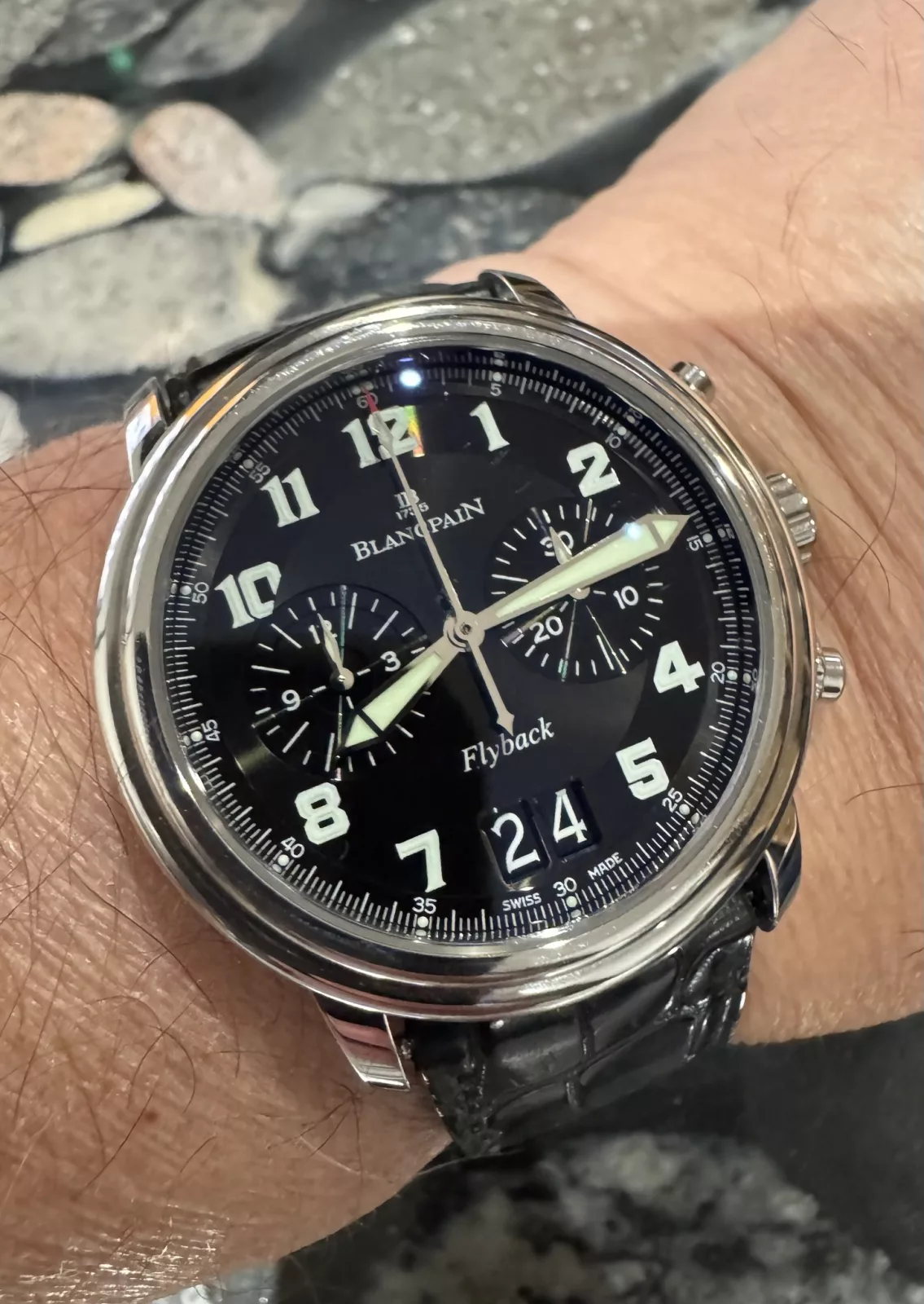 Blancpain Leman Chrono Flyback Big Date